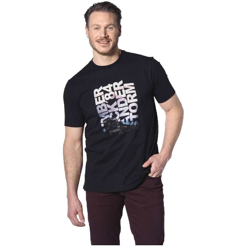Jan Vanderstorm T-Shirt RANSTEIN schwarz Super Rabatt