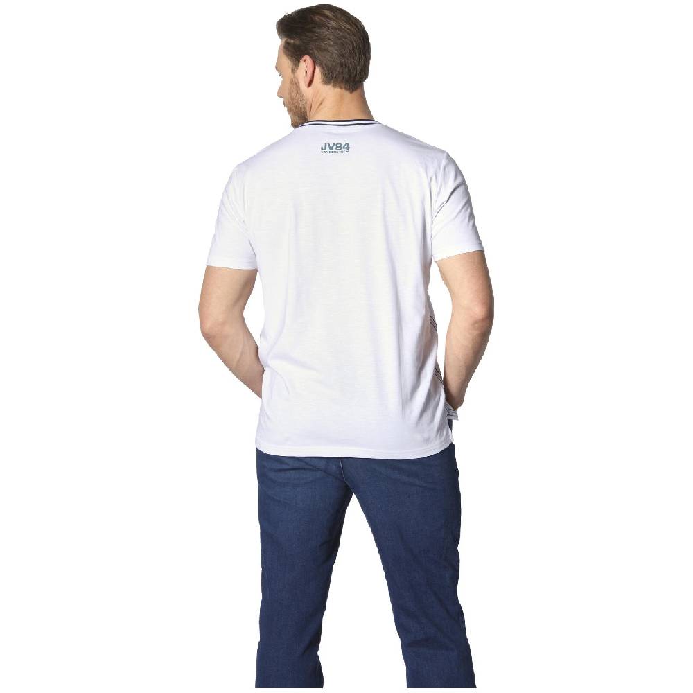 Jan Vanderstorm T-Shirt BRYNO weiß 50% Rabatt mit kostenlosem Versand