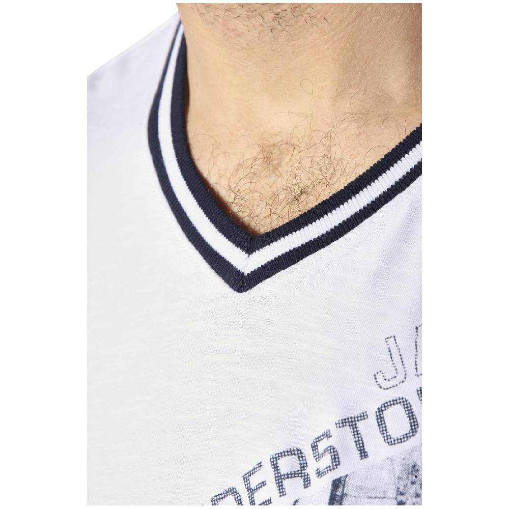 Jan Vanderstorm T-Shirt BRYNO weiß 50% Rabatt mit kostenlosem Versand