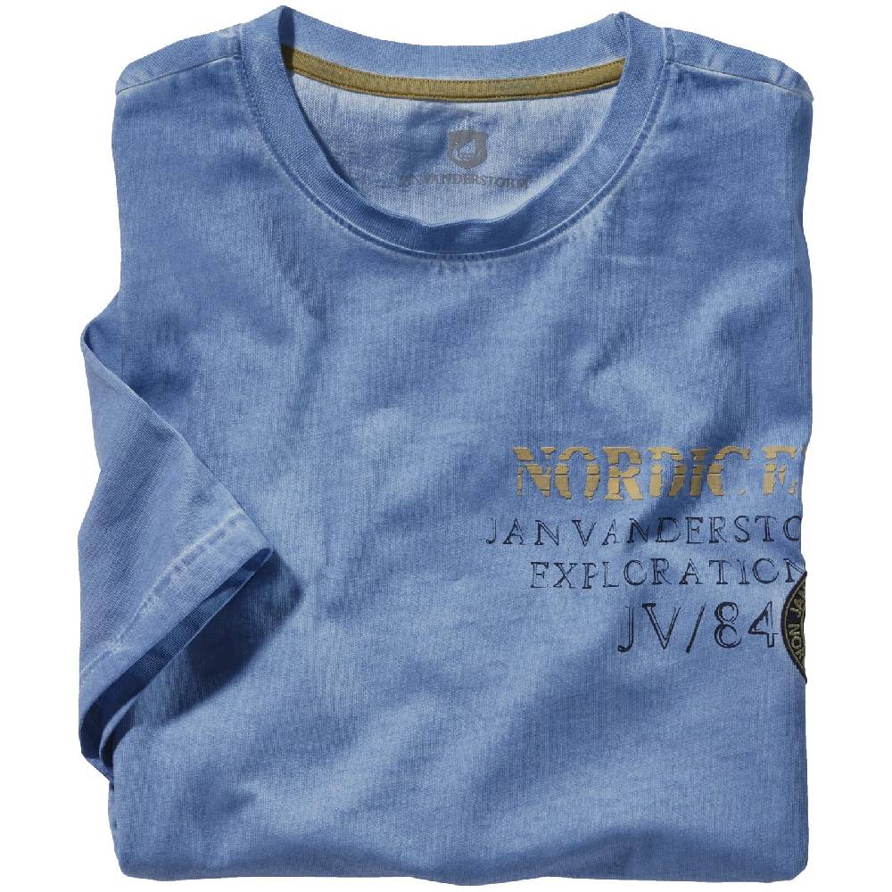 Jan Vanderstorm T-Shirt ANDJORN blau Im Verkauf