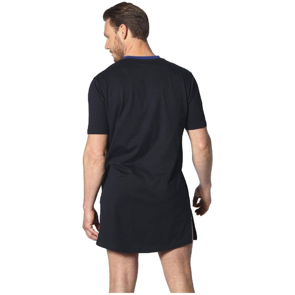 Jan Vanderstorm Doppelpack Nachthemd ALOF blau Super Sparpreis