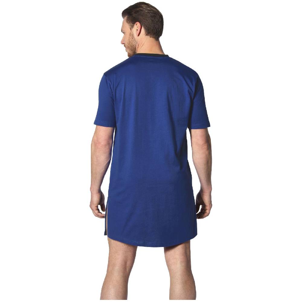 Jan Vanderstorm Doppelpack Nachthemd ALOF blau Super Sparpreis