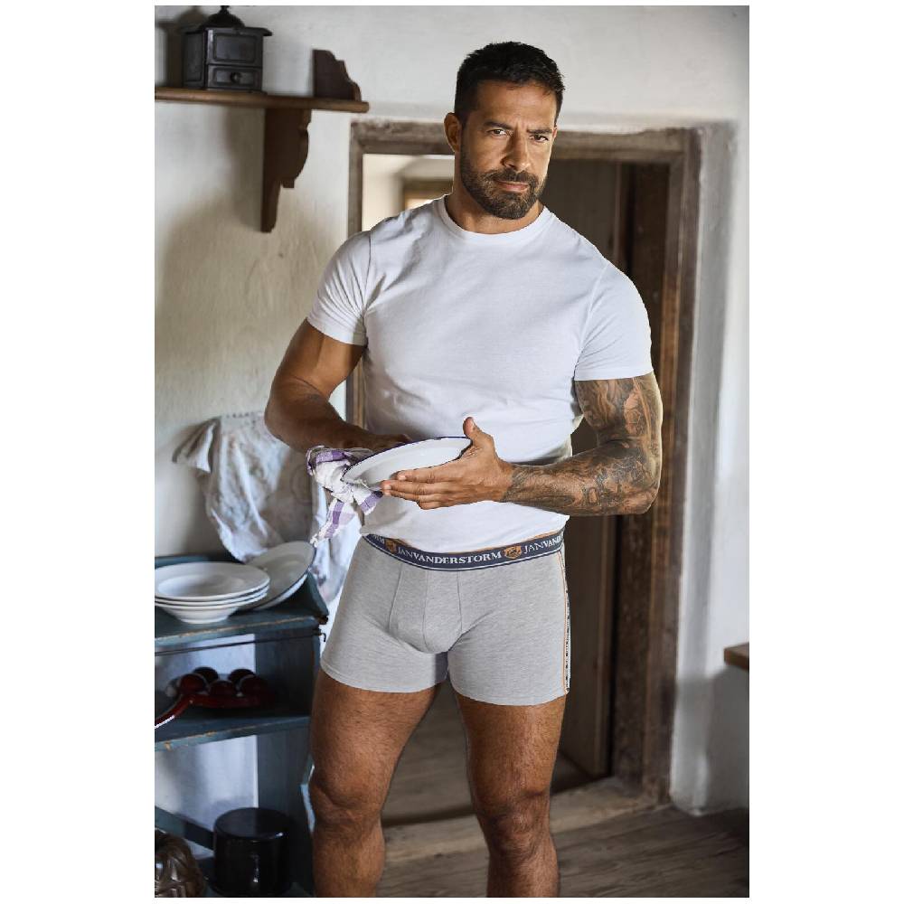 Jan Vanderstorm 2er Pack Retropants JORDEBALD grau Begrenzte Freigabe