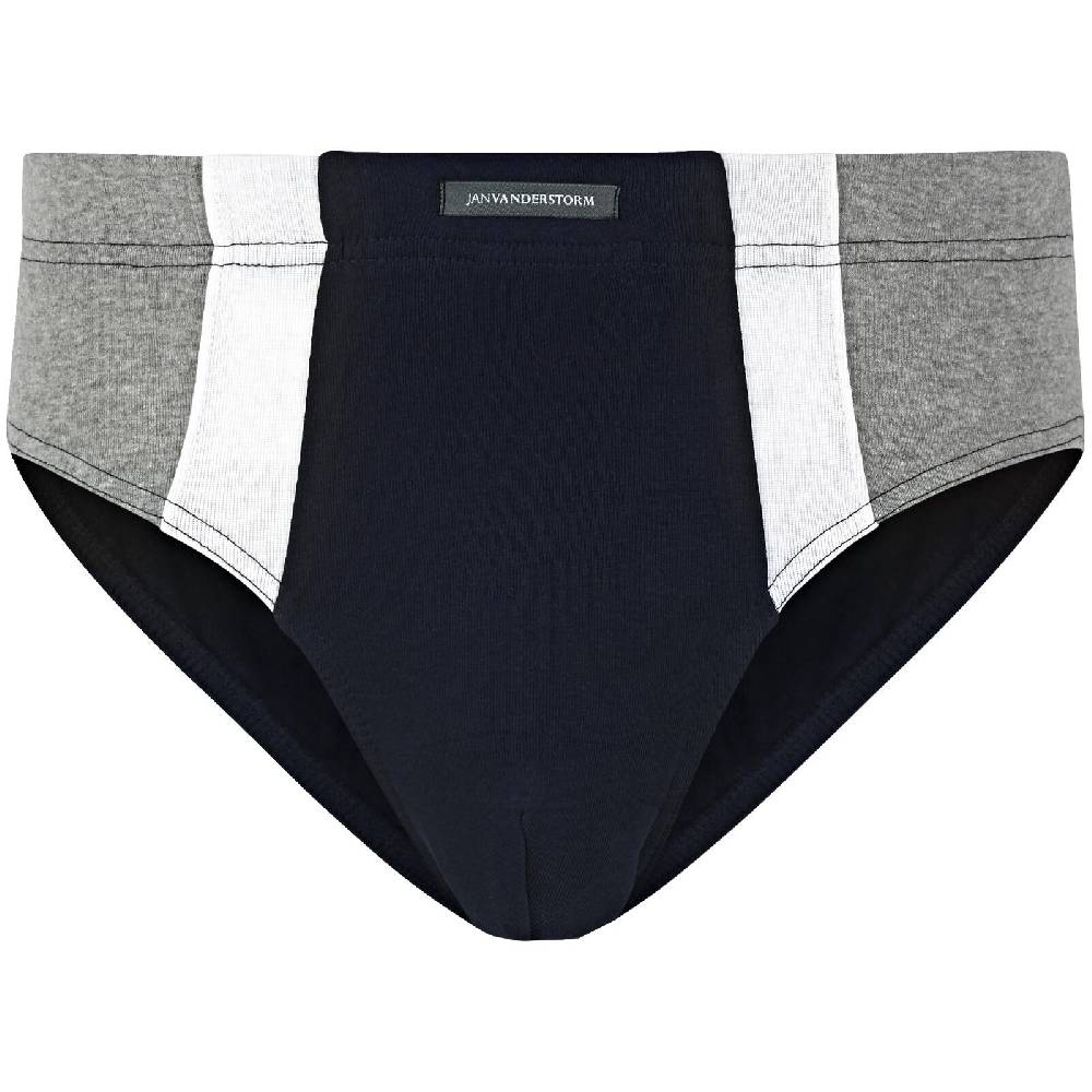 Jan Vanderstorm 4er Pack Sportslip FINNBARR dunkelblau 50% Rabatt mit kostenlosem Versand