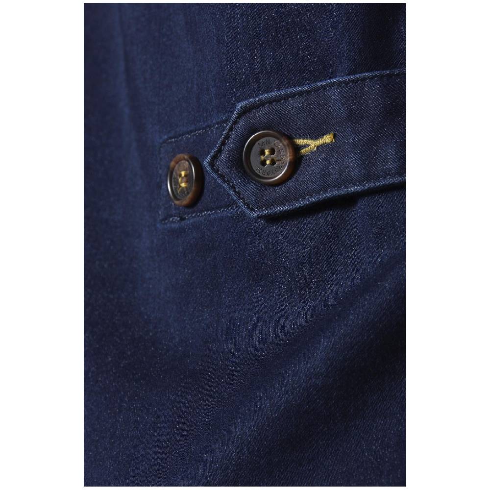 Jan Vanderstorm Jeansweste HILDEVIN dunkelblau Black Friday Preise