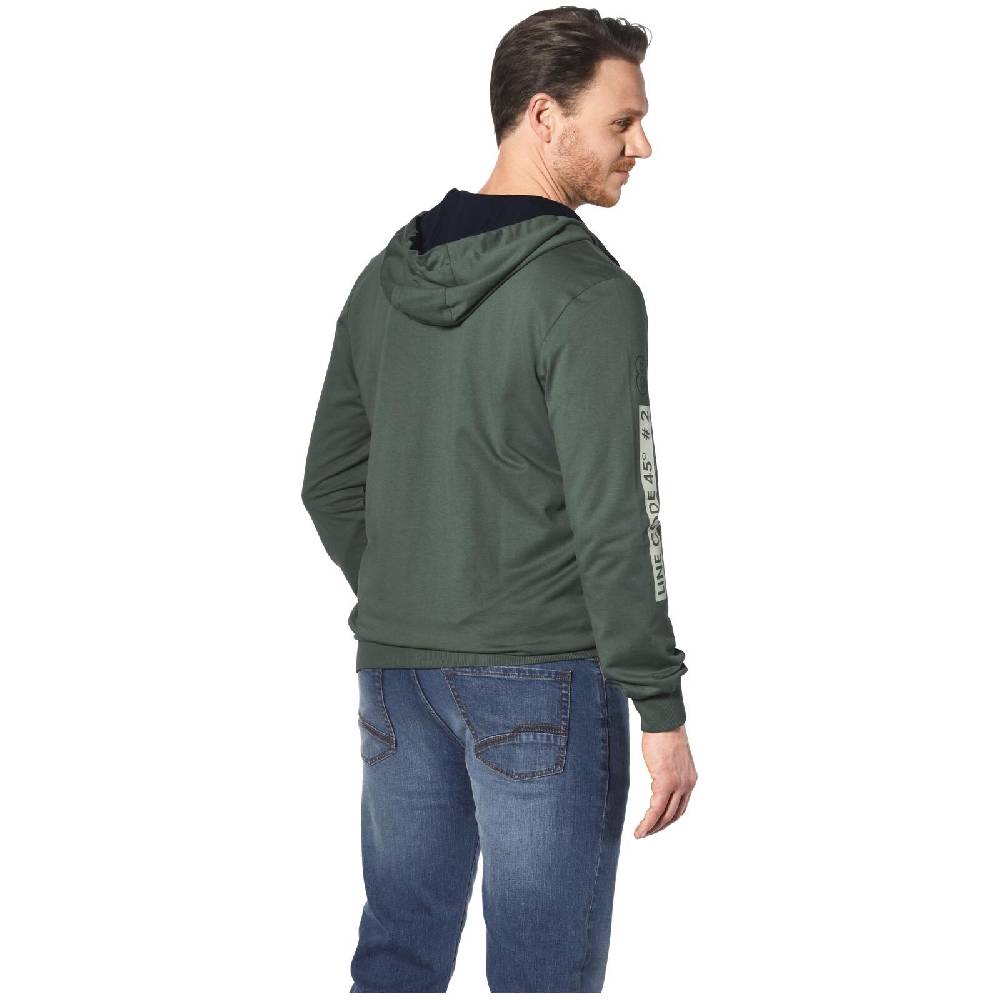 Jan Vanderstorm Sweatjacke RODERICH oliv Im Verkauf