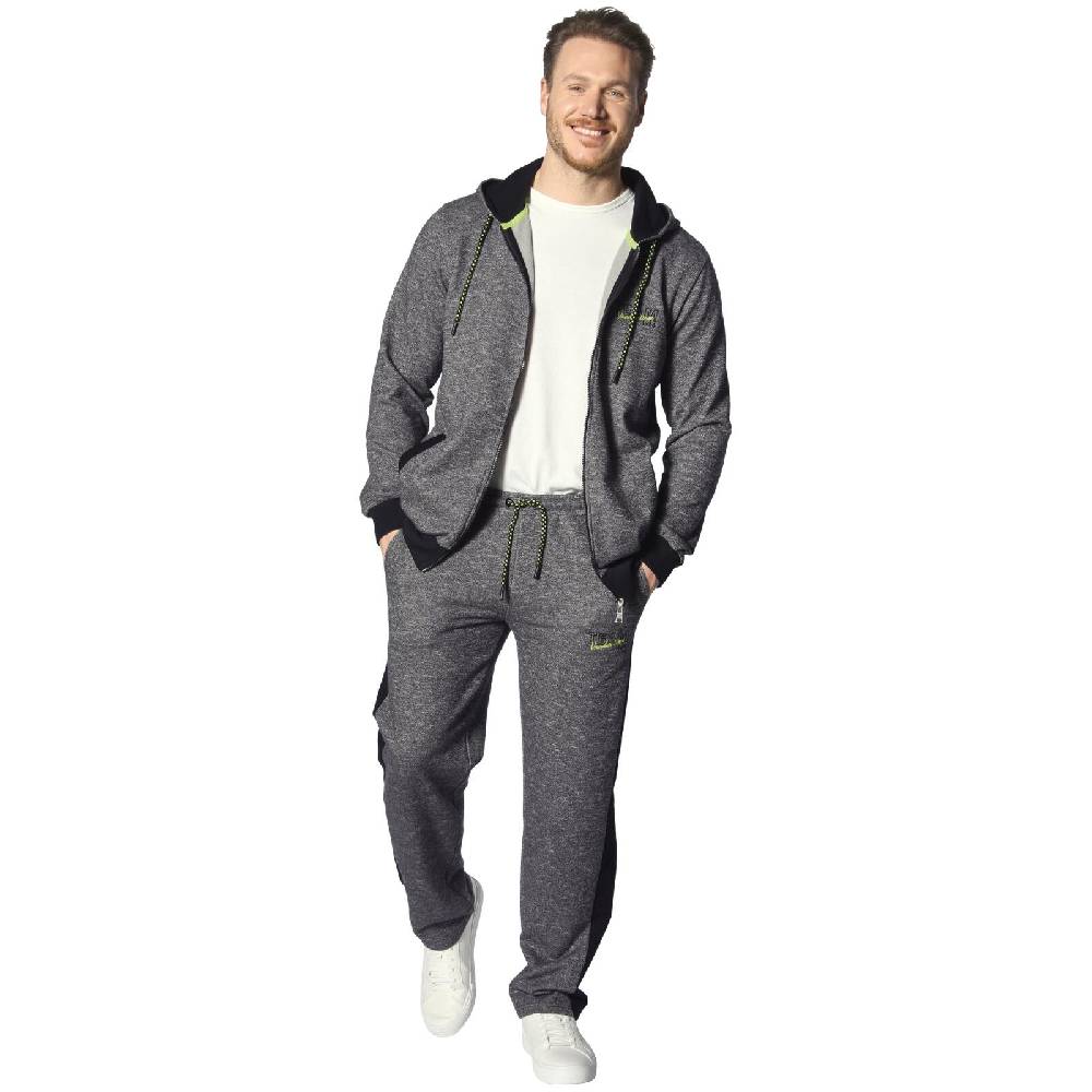Jan Vanderstorm Sweatjacke RUMOLT schwarz melange zollfrei