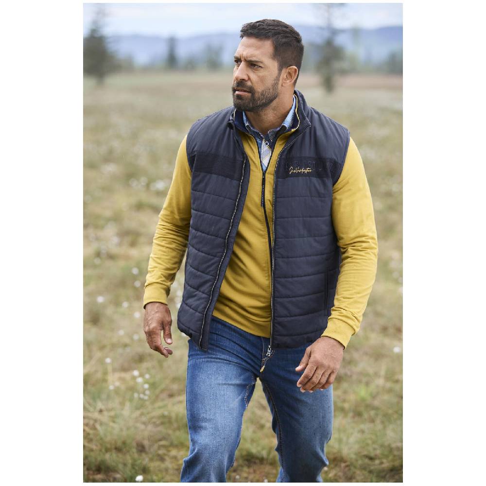 Jan Vanderstorm Outdoorweste ULOF dunkelblau Rabatte dieses Monats