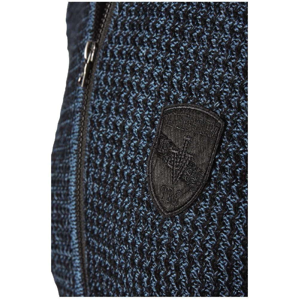 Jan Vanderstorm Strickjacke HALSTEN blau 2025