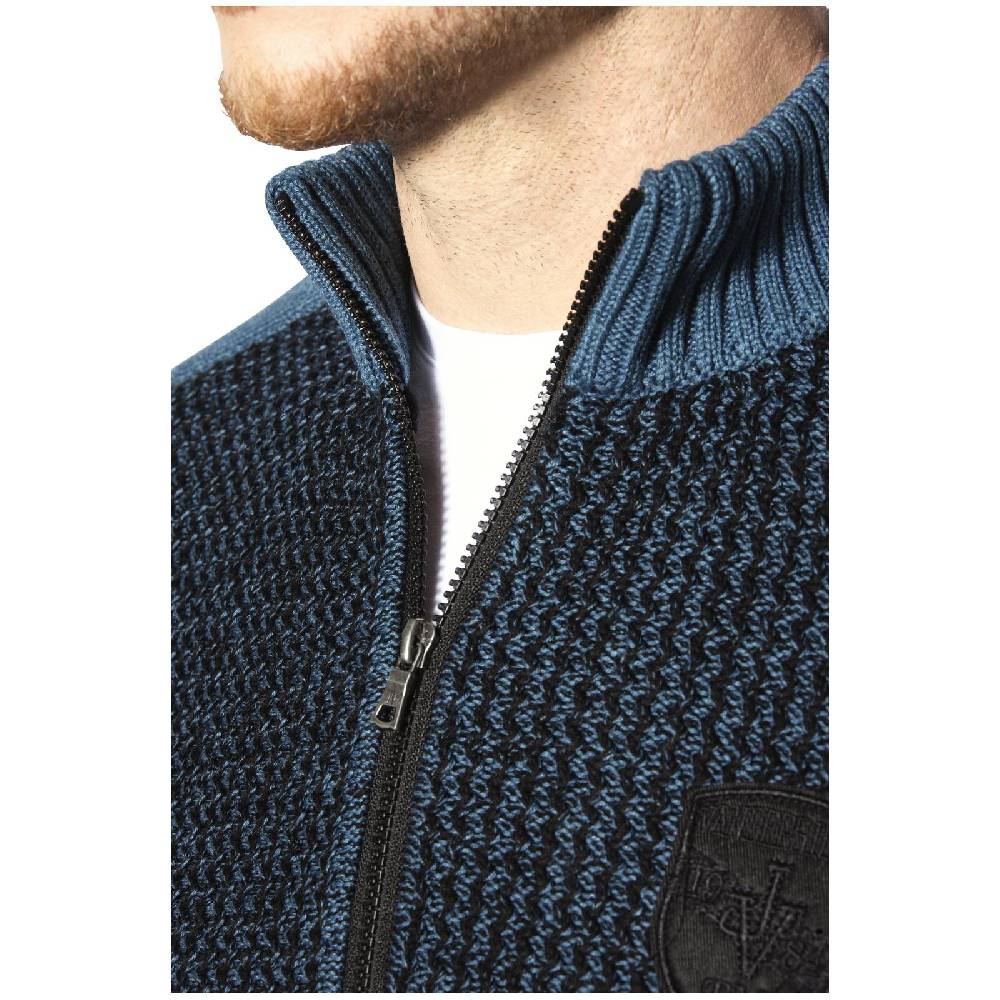 Jan Vanderstorm Strickjacke HALSTEN blau 2025