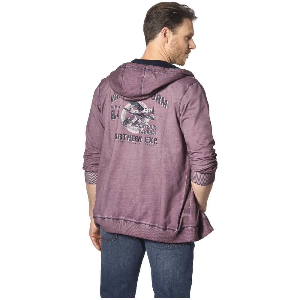 Jan Vanderstorm Sweatjacke PERKELMAN helllila Outlet