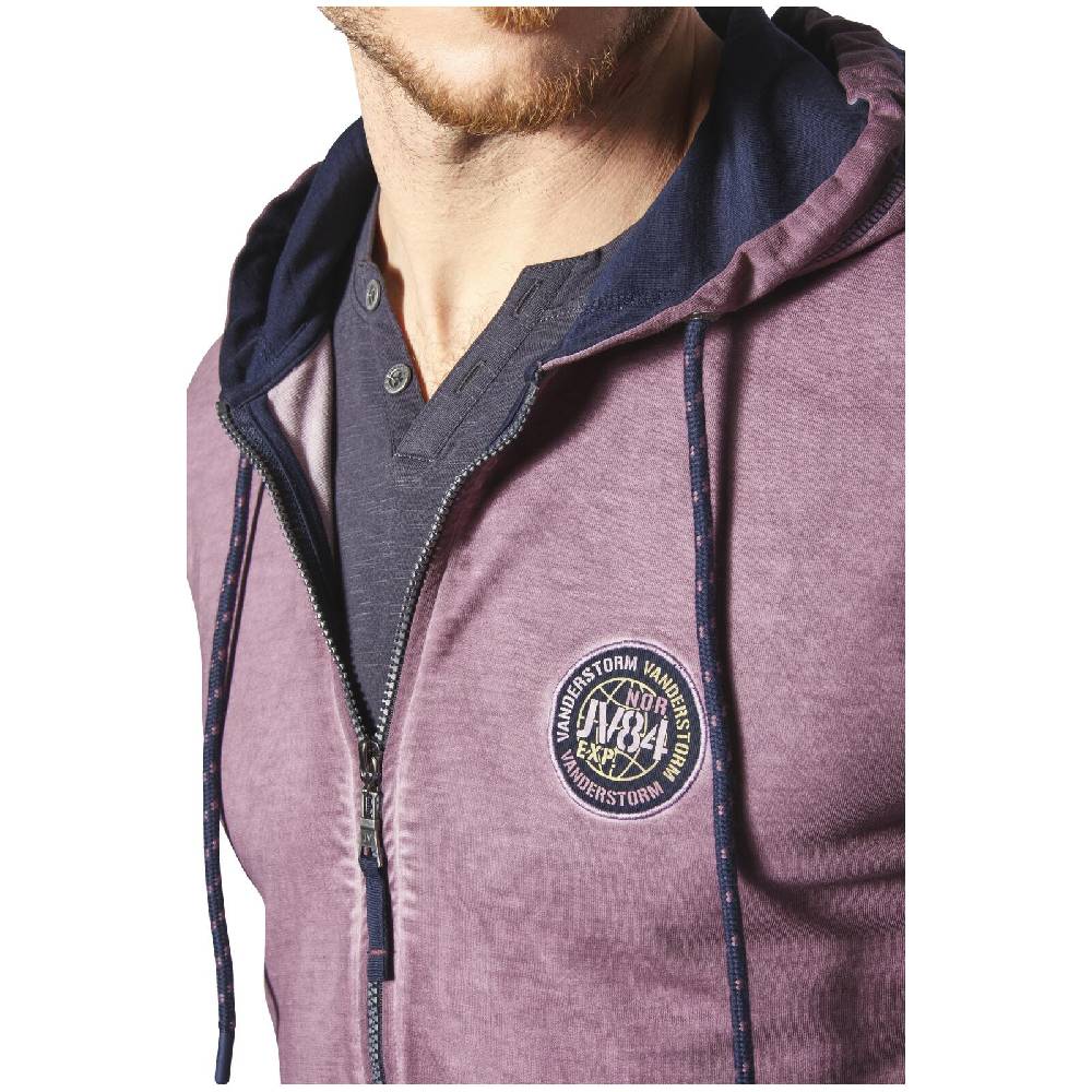 Jan Vanderstorm Sweatjacke PERKELMAN helllila Outlet