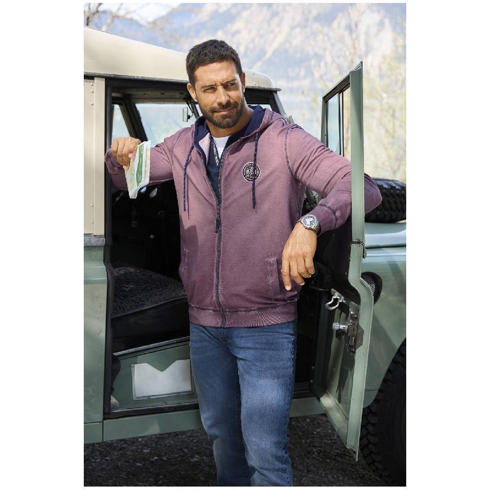 Jan Vanderstorm Sweatjacke PERKELMAN helllila Outlet
