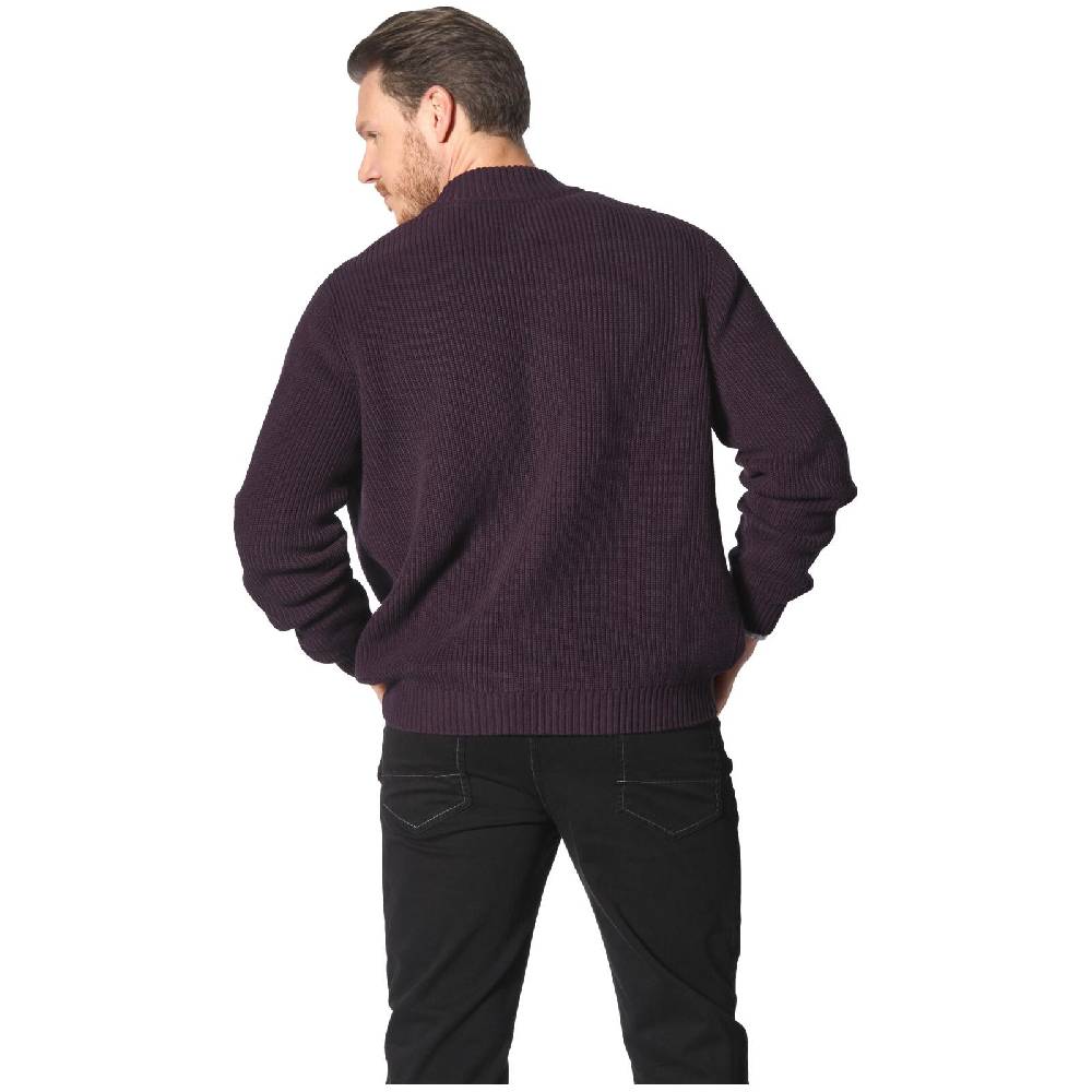 Jan Vanderstorm Strickjacke OLETARVIN dunkelrot Auslauf
