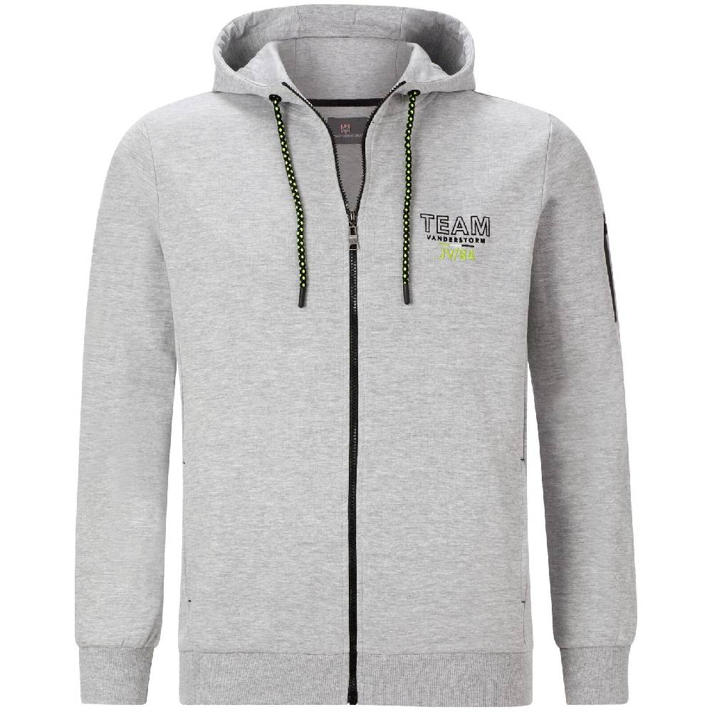 Jan Vanderstorm Sweatjacke ODGRIM silbergrau melange Angebote