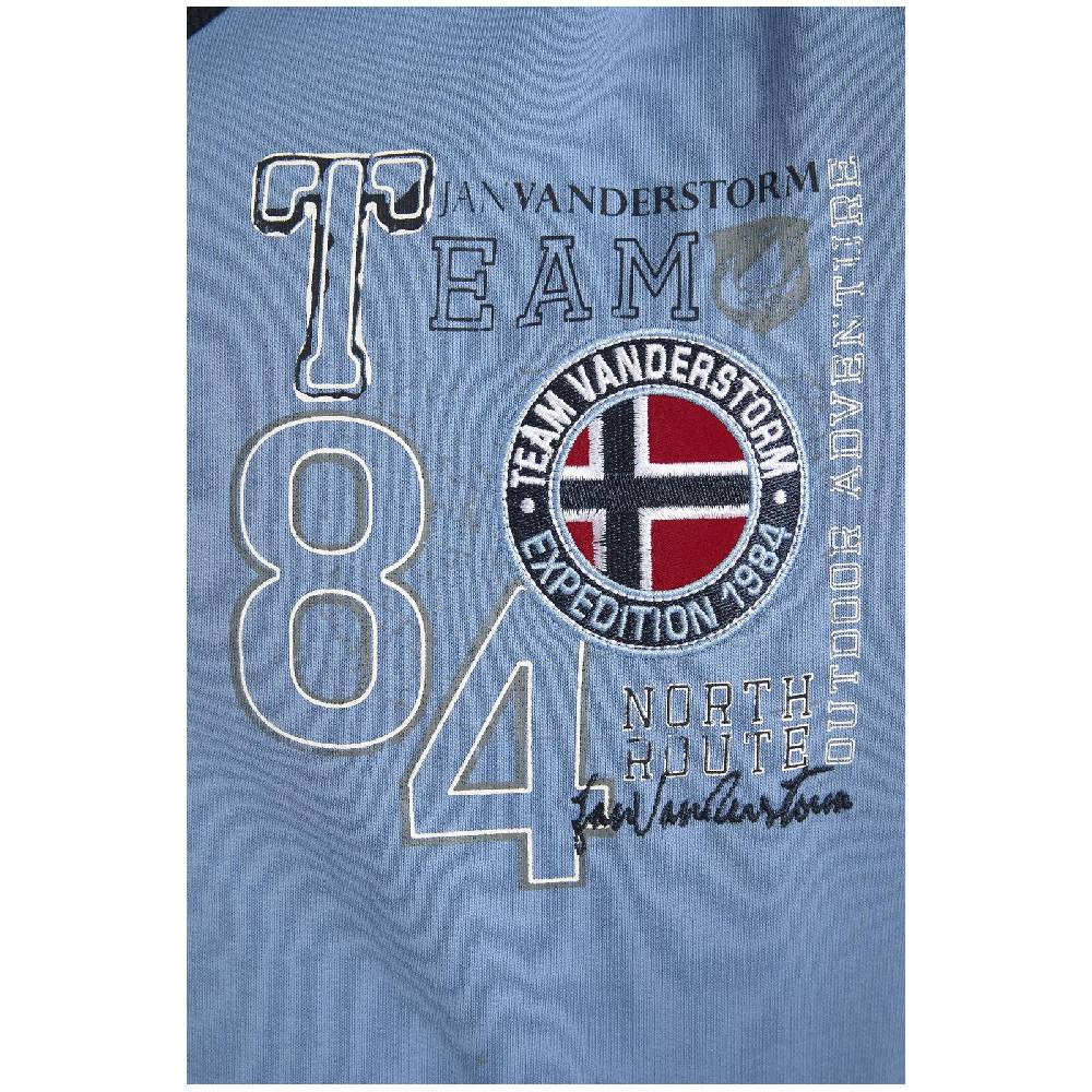 Jan Vanderstorm Sweatjacke HOLVAST blau Kostenloser Versand
