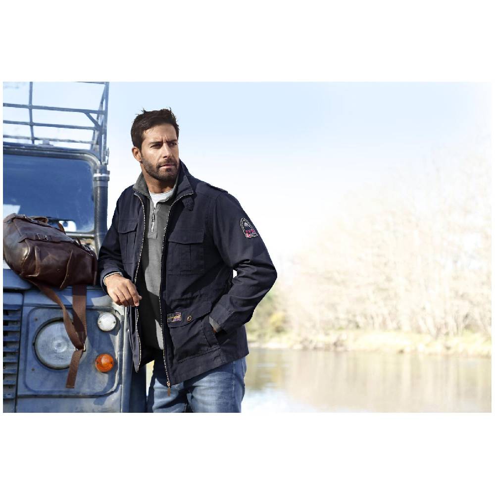 Jan Vanderstorm Fieldjacket BROR dunkelblau Begrenztes Angebot