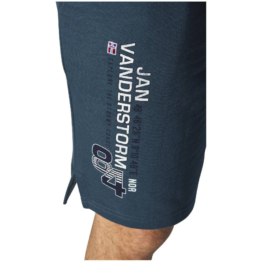 Jan Vanderstorm Sweatbermuda PERMARSEN petrol Osterangebot