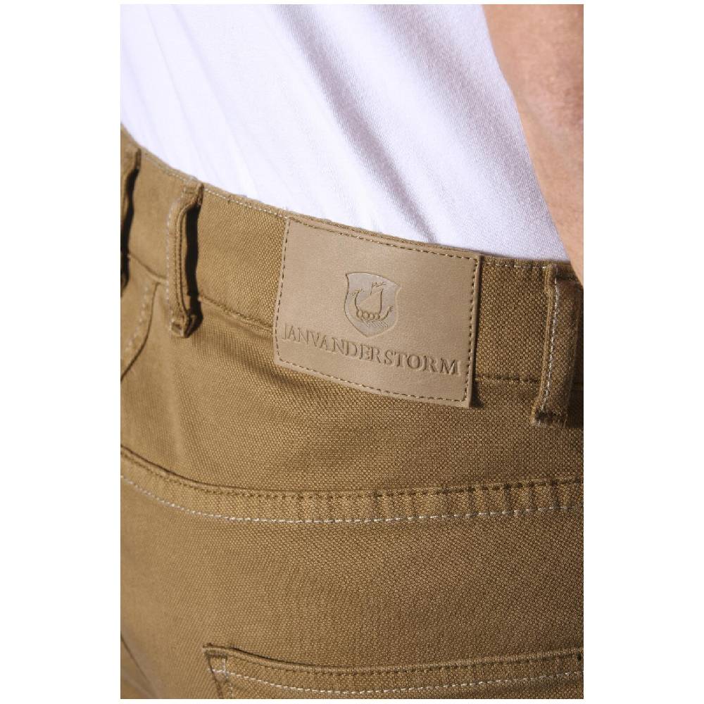 Jan Vanderstorm Tiefbundhose TARJE cognac Große Rabatte