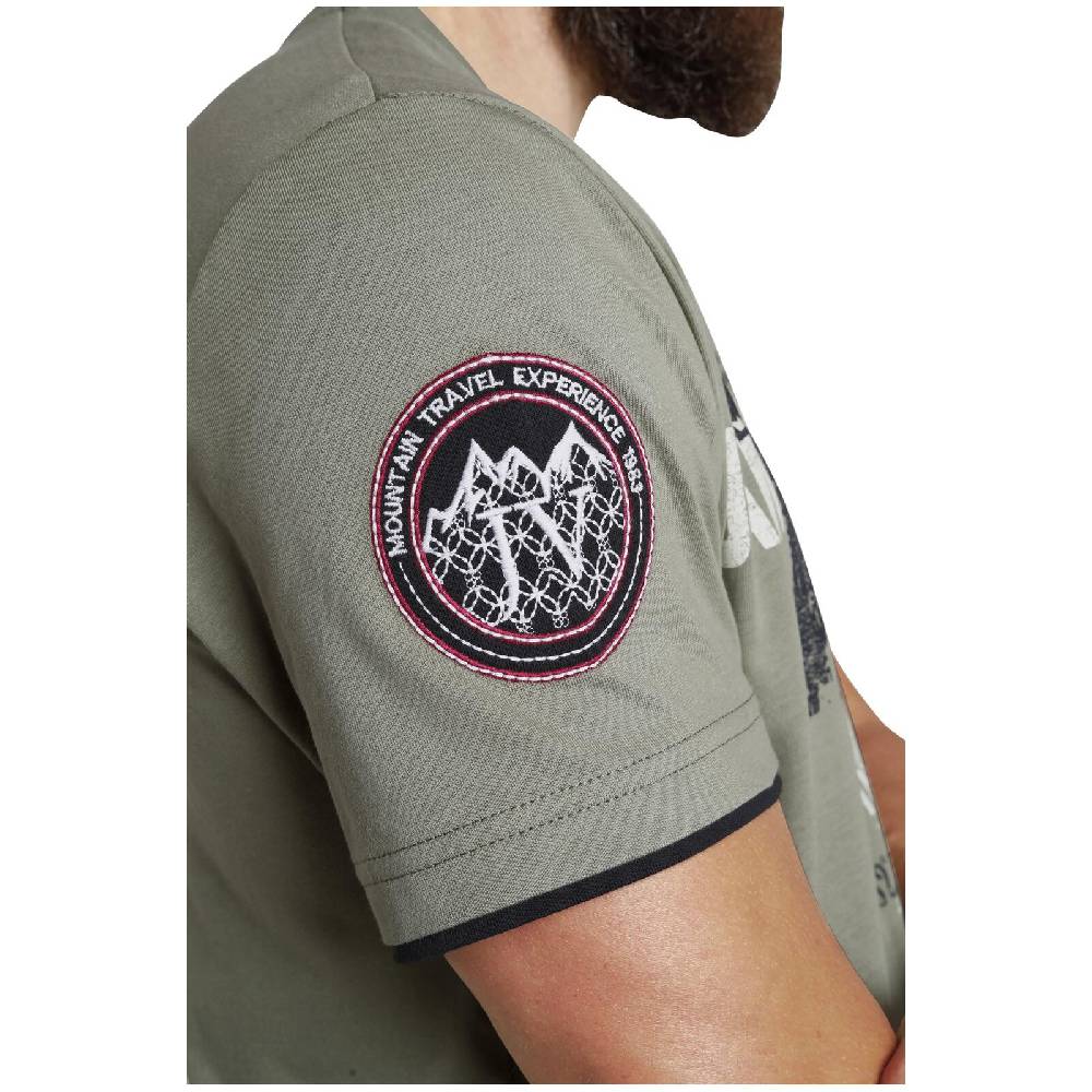 Jan Vanderstorm T-Shirt SÖLVE oliv Sonderangebot der Fabrik