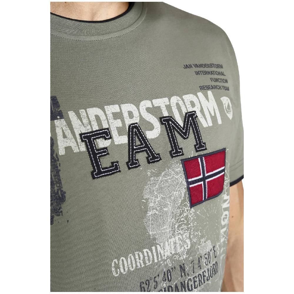 Jan Vanderstorm T-Shirt SÖLVE oliv Sonderangebot der Fabrik