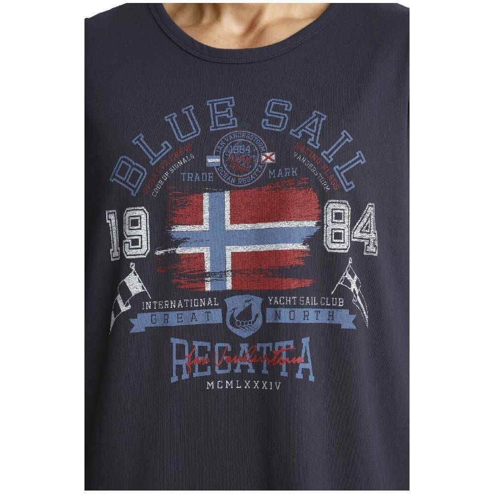Jan Vanderstorm Tanktop BEUTE dunkelblau Discount Store für neue Produkte