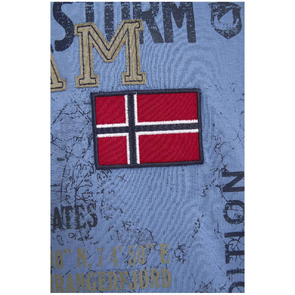 Jan Vanderstorm T-Shirt SÖLVE blau Riesige Rabatte