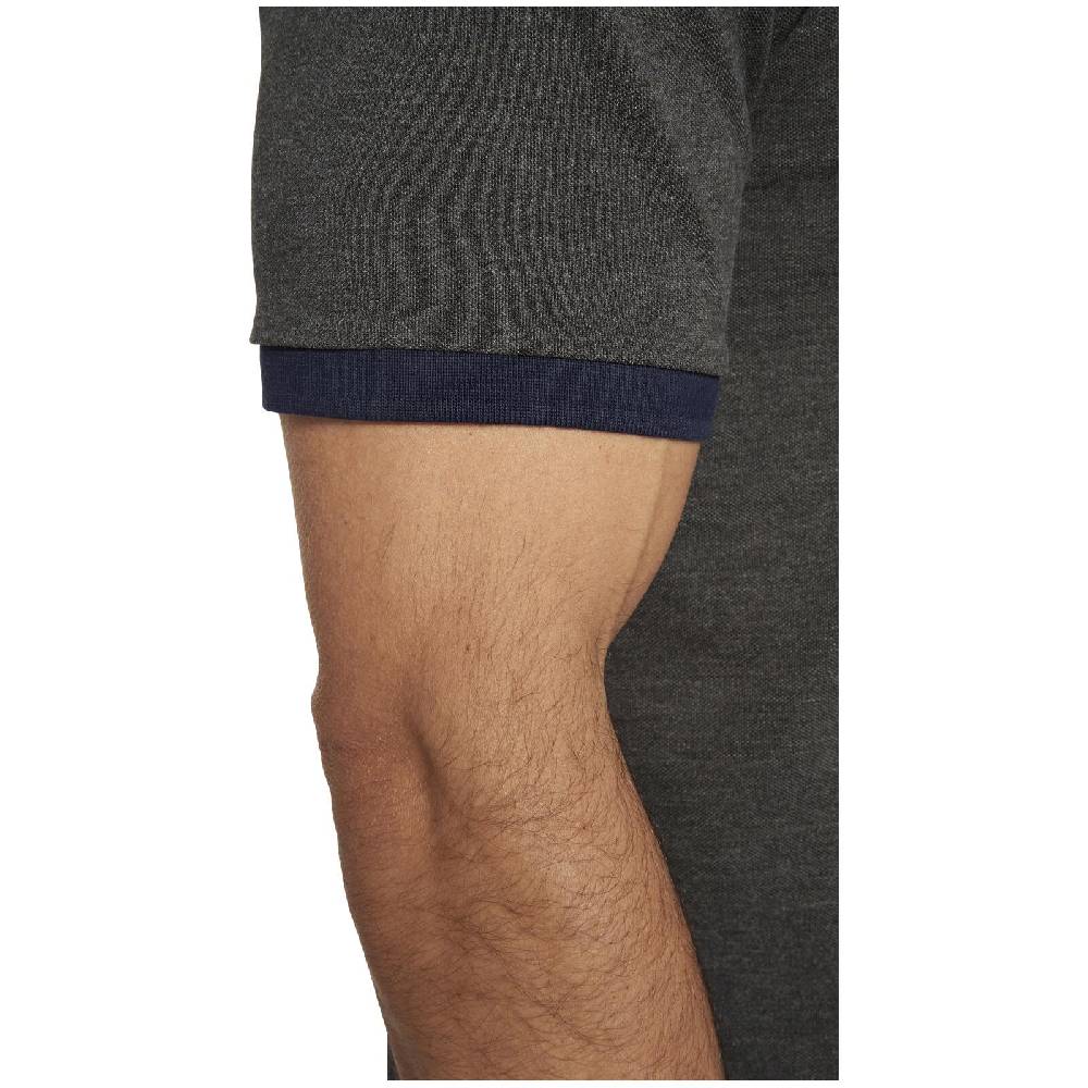 Jan Vanderstorm Poloshirt ERLING dunkelgrau melange Outlet