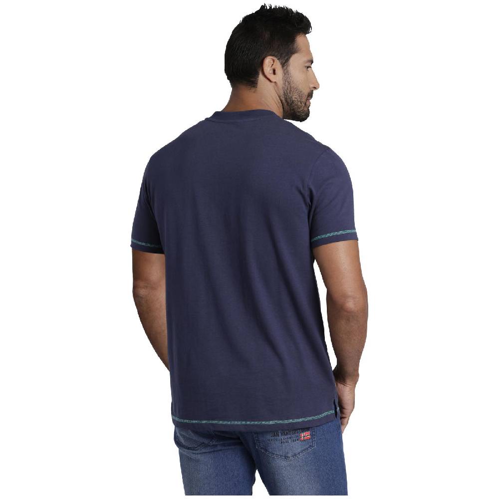 Jan Vanderstorm T-Shirt NORDGER dunkelblau Fabrikverkauf