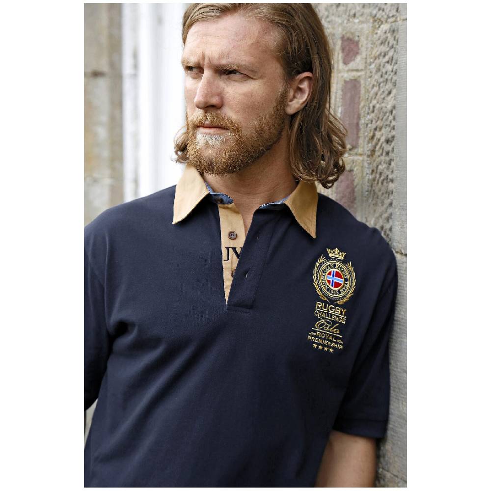 Jan Vanderstorm Poloshirt JOAKIM dunkelblau Meist gekauft