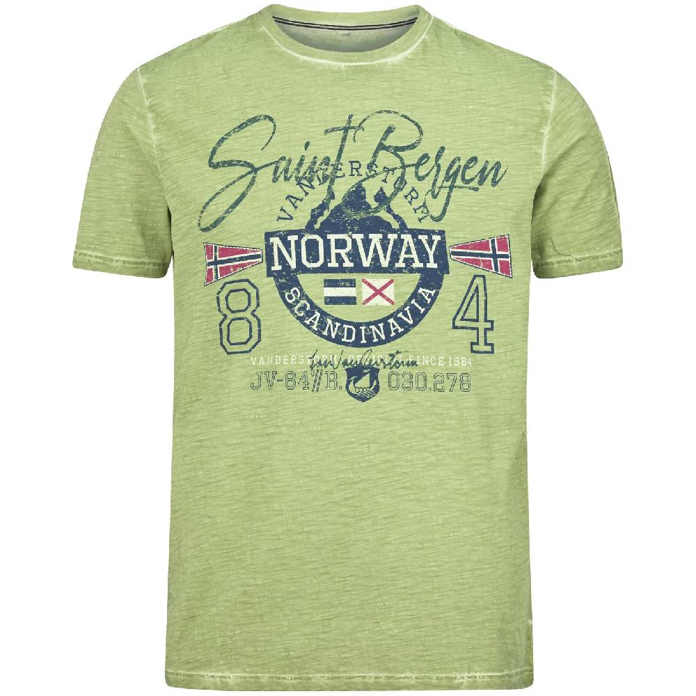 Jan Vanderstorm T-Shirt HELGO grün Blitzverkäufe