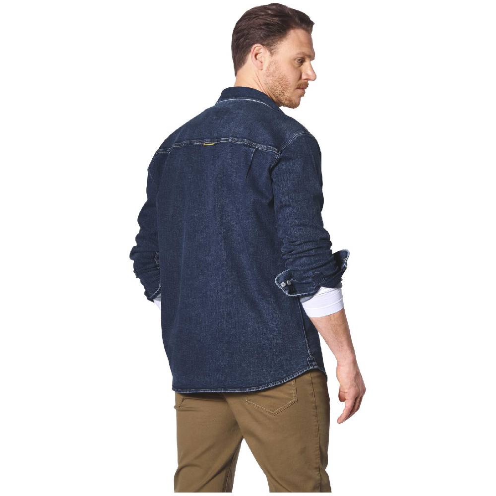 Jan Vanderstorm Jeanshemd OLAVIK dunkelblau Fabrik Onlineshop