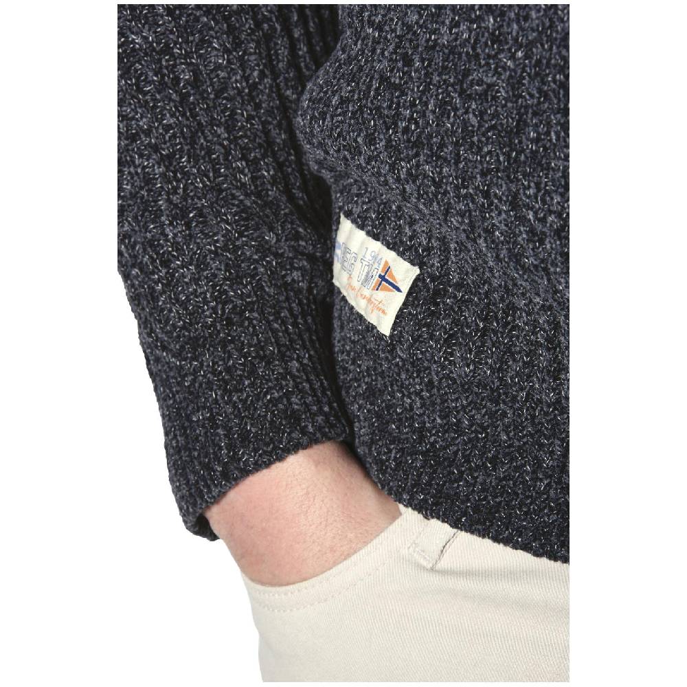 Jan Vanderstorm Pullover mit Mütze RONAI dunkelgrau melange Großer Ausverkauf