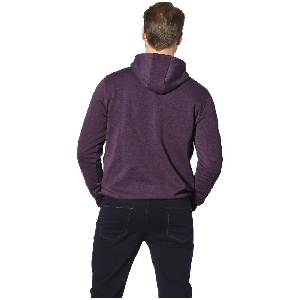 Jan Vanderstorm Sweatshirt BLANKARD dunkelrot melange Weihnachtsangebot