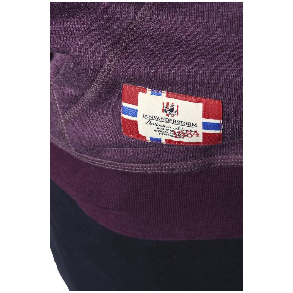 Jan Vanderstorm Sweatshirt BLANKARD dunkelrot melange Weihnachtsangebot