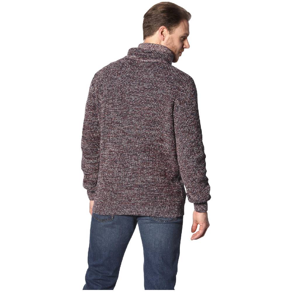 Jan Vanderstorm Pullover LARNO dunkelrot melange Vatertagsangebot