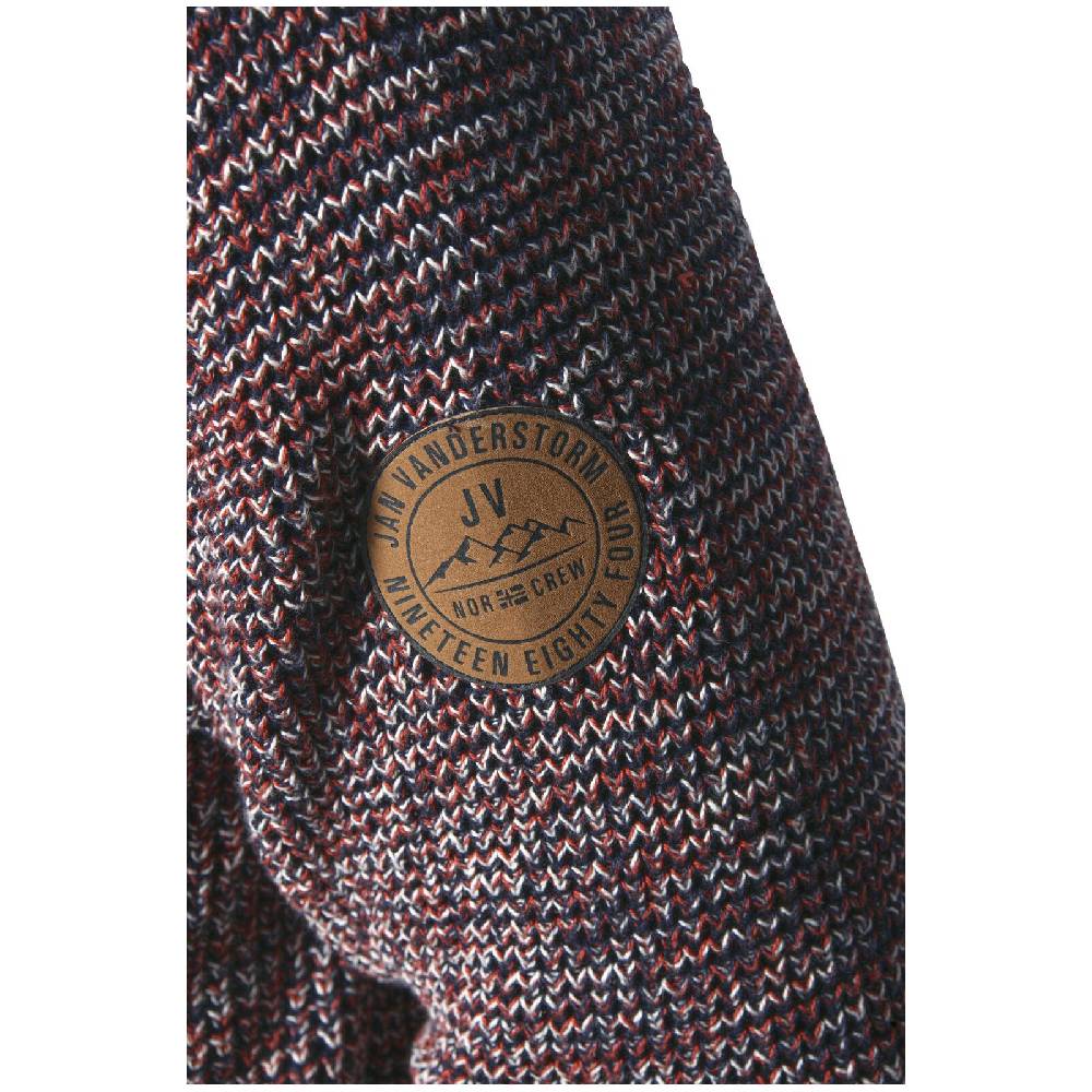Jan Vanderstorm Pullover LARNO dunkelrot melange Vatertagsangebot
