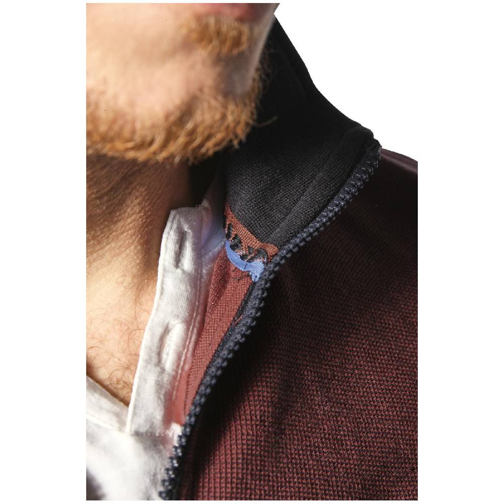 Jan Vanderstorm Sweatshirt MARKWARD dunkelrot Valentinstagsangebot