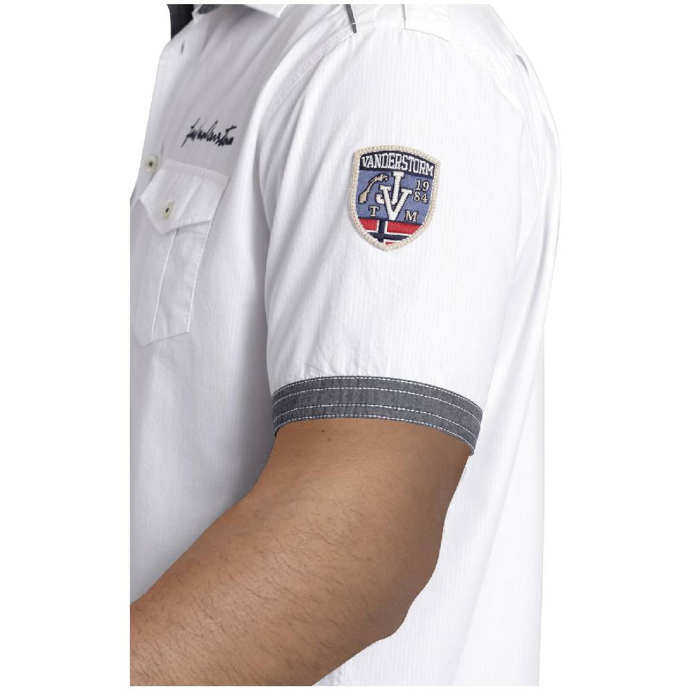 Jan Vanderstorm Kurzarmhemd SKIRNIR weiß Räumungsverkauf