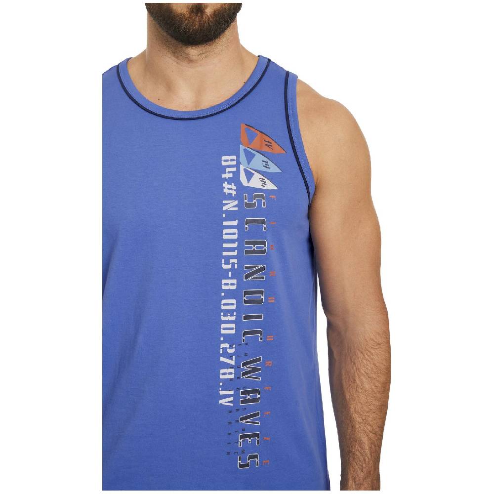 Jan Vanderstorm Doppelpack Tanktop TIDEMAN wollweiß blau Sonderangebote