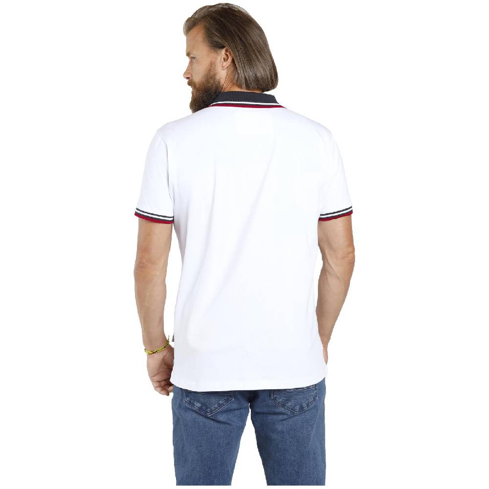 Jan Vanderstorm Doppelpack Poloshirt JOHAN weiß dunkelblau Kostenlose Rückgabe