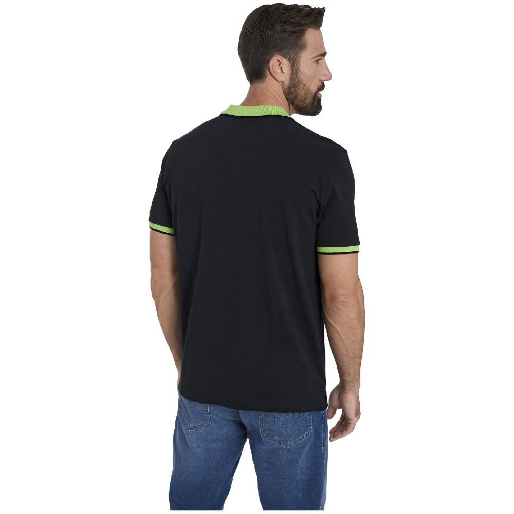 Jan Vanderstorm Poloshirt LAVRANS schwarz grün Begrenzte Freigabe