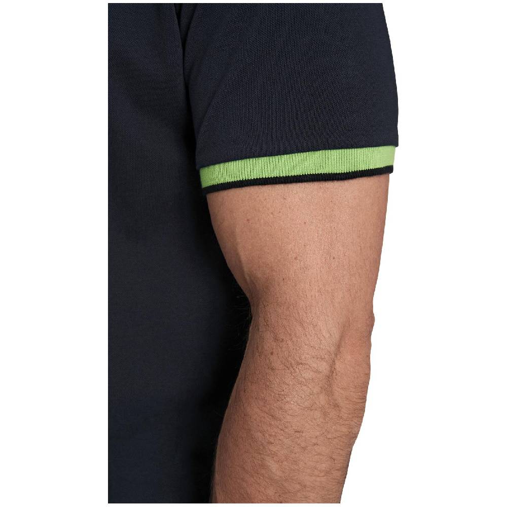 Jan Vanderstorm Poloshirt LAVRANS schwarz grün Begrenzte Freigabe