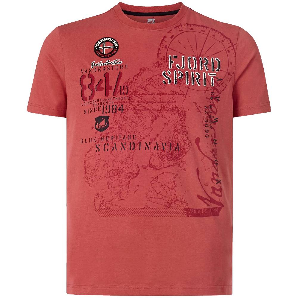 Jan Vanderstorm T-Shirt DOMINIK rot Letzte 3 Tage