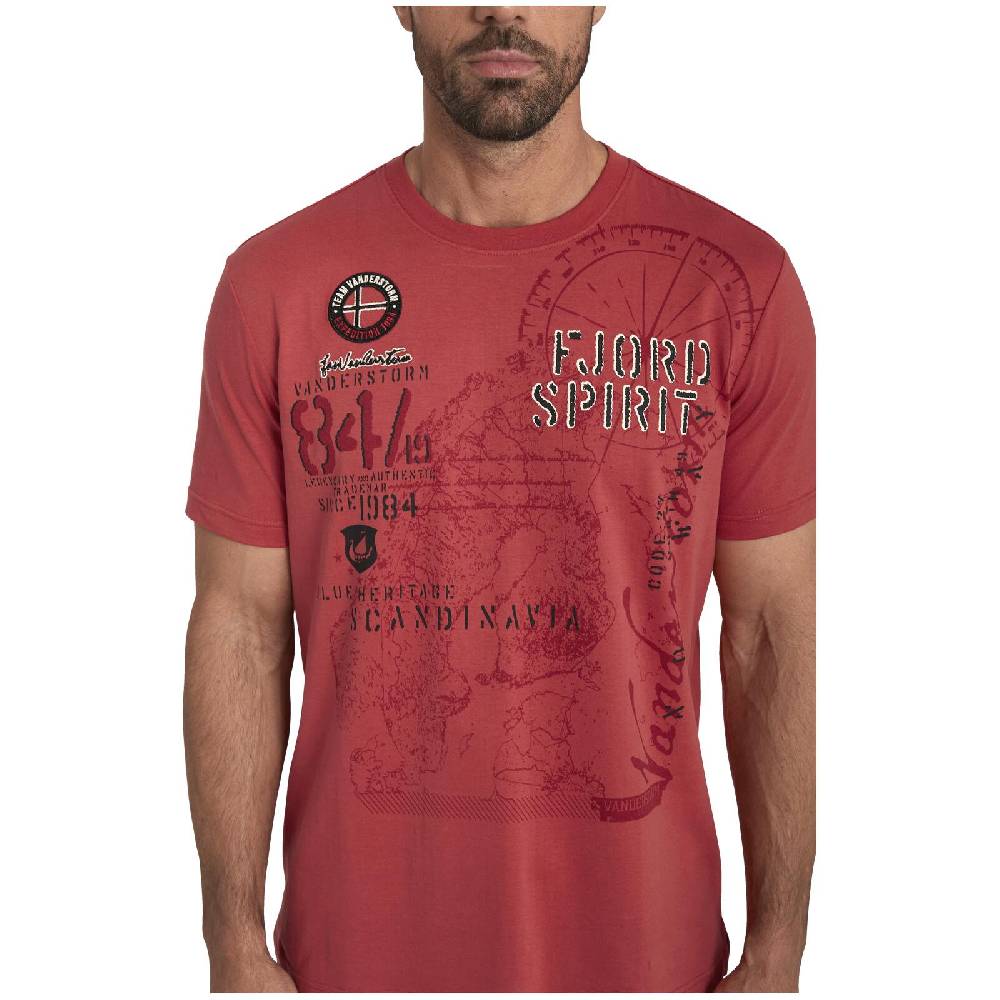 Jan Vanderstorm T-Shirt DOMINIK rot Letzte 3 Tage