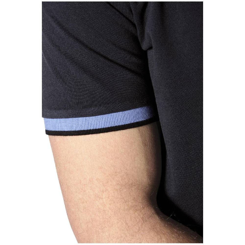Jan Vanderstorm Poloshirt LAVRANS schwarz hellblau JETZT KAUFEN