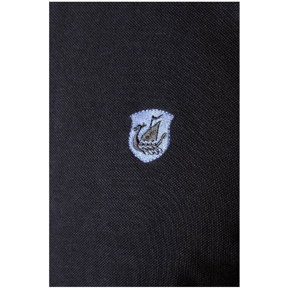 Jan Vanderstorm Poloshirt LAVRANS schwarz hellblau JETZT KAUFEN