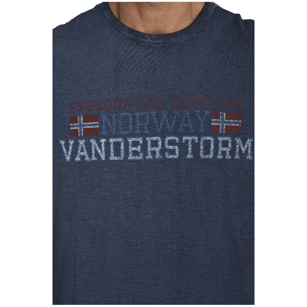Jan Vanderstorm T-Shirt DIETHELM dunkelblau Neueste Stile