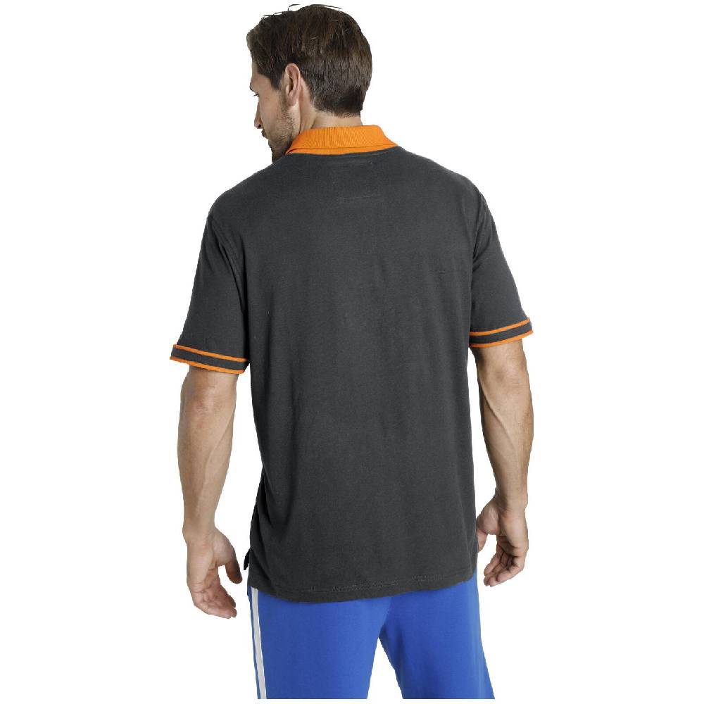 Jan Vanderstorm Poloshirt ISFRIED dunkelgrau melange Letzter Tag