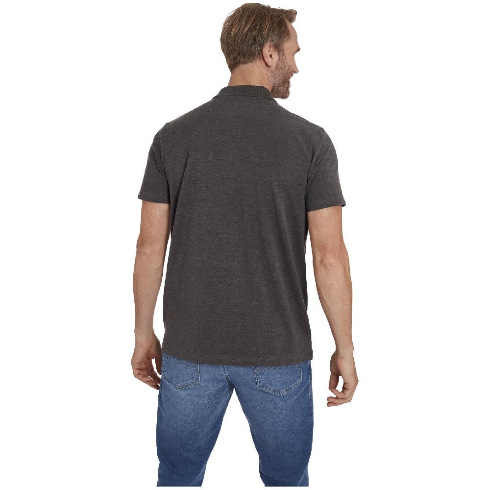 Jan Vanderstorm Poloshirt NISSE dunkelgrau melange Bis zu 50% Rabatt